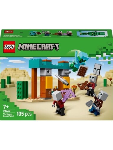 LEGO® Minecraft The Illager Desert Patrol 21267, 105 vnt.