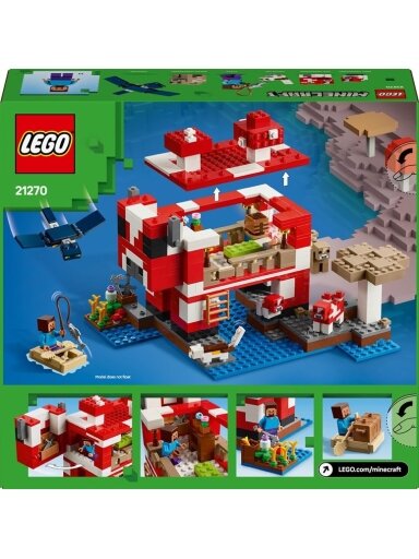 LEGO® Minecraft The Mooshroom House 21270, 500 vnt.