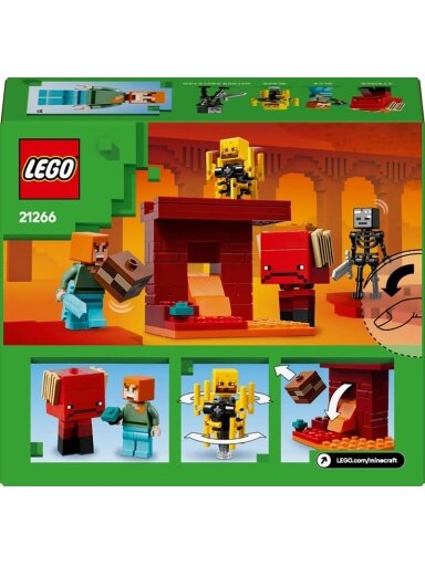 LEGO® Minecraft The Nether Lava Battle 21266, 99 vnt.
