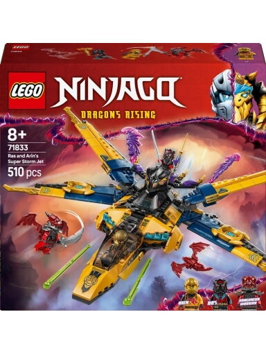 LEGO® Ninjago Ras and Arin's Super Storm Jet , 510 vnt.