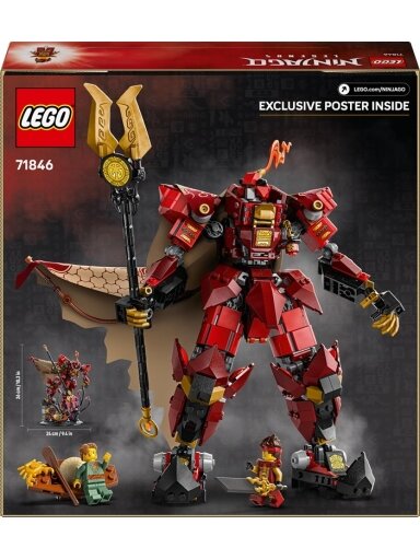 LEGO® Ninjago The Fire Knight Mech 71846, 996 pcs
