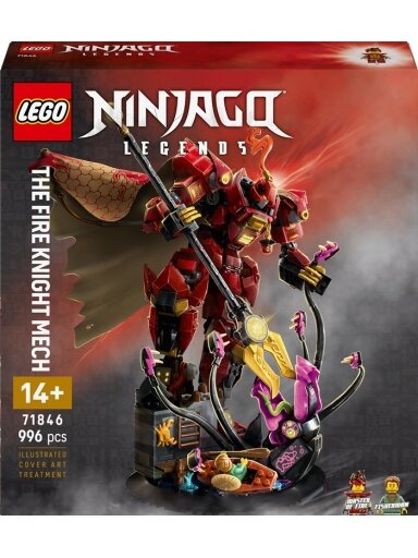 LEGO® Ninjago The Fire Knight Mech 71846, 996 pcs