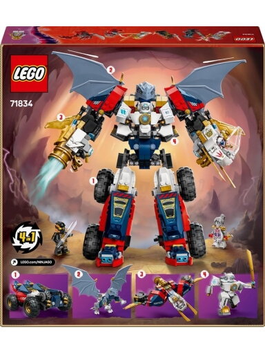 LEGO® Ninjago Zane's Ultra Combiner Mech, 1187 vnt.