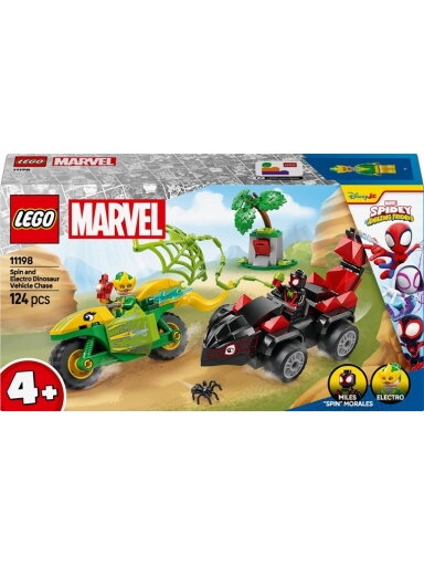 LEGO® Spin and Electro Dinosaur Vehicle Chase 11198, 124 vnt