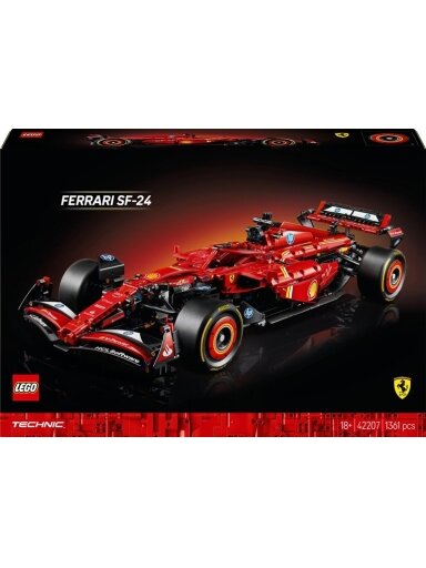 LEGO® Technic Ferrari SF-24 F1 Car 42207, 1361 vnt.