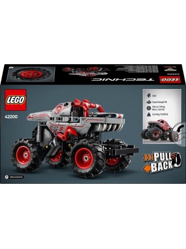LEGO® Technic Monster Jam™ ThunderROARus™ Pull-Back, 232 vnt
