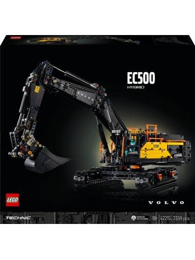 LEGO® Technic Volvo EC500 Hybrid Excavator 42215, 2359 pcs