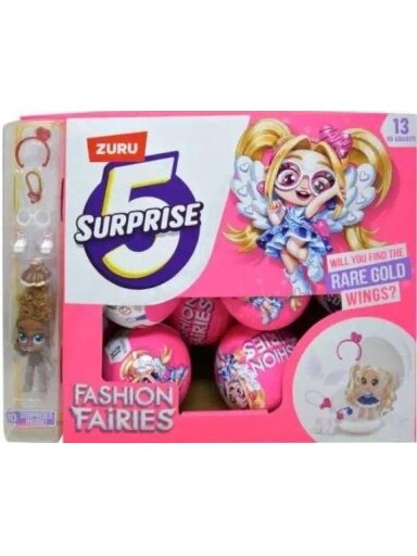 Lėlė 5Surprise Fashion Fairies 77564, 15 cm