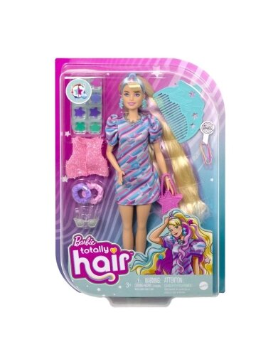 Lėlė Barbie Barbie Totally Hair Stars Doll HCM88, 29 cm
