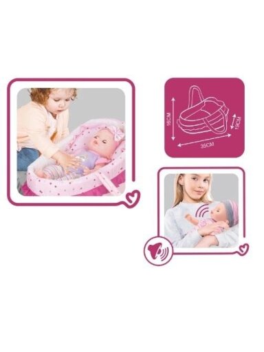 Lėlė - kūdikis Lovely Doll WZB8806-3, 36 cm