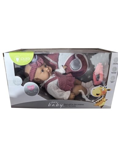 Lėlė - kūdikis Pure baby DF10-014C, 25 cm