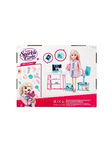 Lėlė Sparkle Girlz Pet Clinic 100184, 10.5 cm
