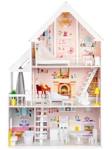 Lėlių namelis EcoToys XXL Residence White