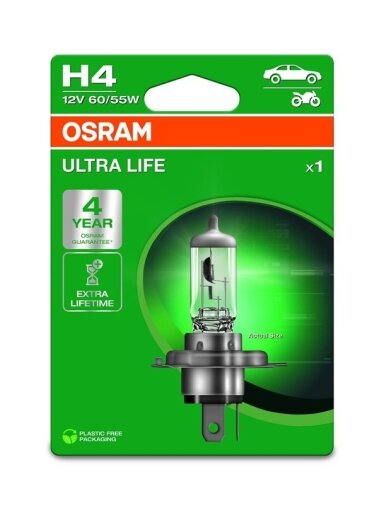 LEMP AUT OSRAM 64193ULT 60/55W 12V H4