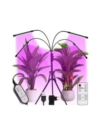 Lempa augalu augimui 4x20 LED