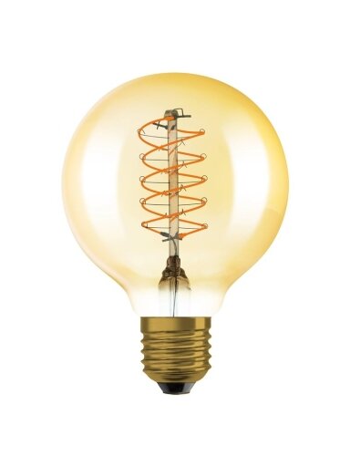 LEMPUTĖ LED DIM G80 E27 7W 822 600LM AMB