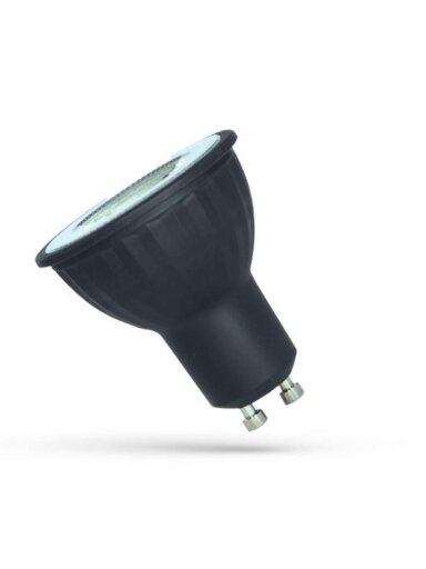 LEMPUTĖ LED GU10 6W 450LM 3000K 38 JUODOS SPALVOS