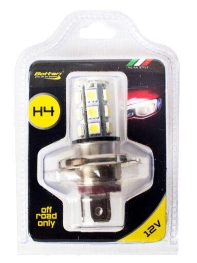 Lemputė LED H4 18SMD 5050 balta, 1 vnt
