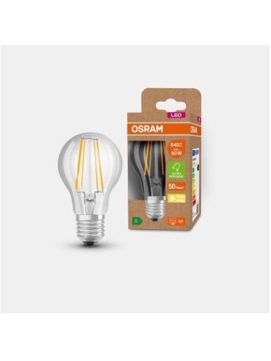 Lemputė Osram LED, A60, 3000 °K, E27, 4 W, 806 lm