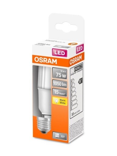 Lemputė Osram LED, S15, 2700 °K, E27, 10 W, 1055 lm