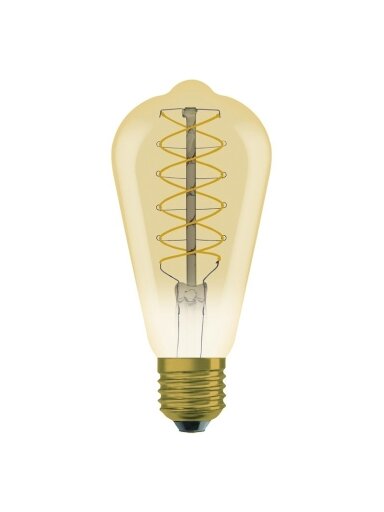 Lemputė Osram LED, ST64, 2200 °K, E27, 7 W, 600 lm