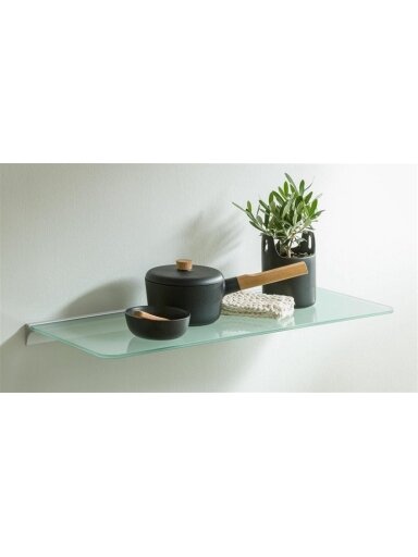 Lentyna DOLLE GLASS LINE, 60×20×0,8 cm, matinis stiklas