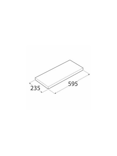 Lentyna Velano 65084 FS WE60/24, 595 x 38 x 235 mm