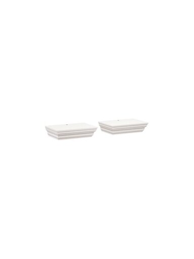 Lentynos Dolle Profile, 20 x 10 x 4.5 cm, 2 vnt., balta