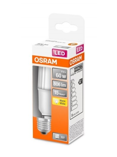 LED lemputė OSRAM, S15, E27, 8 W, 806 lm, 2700 K 1