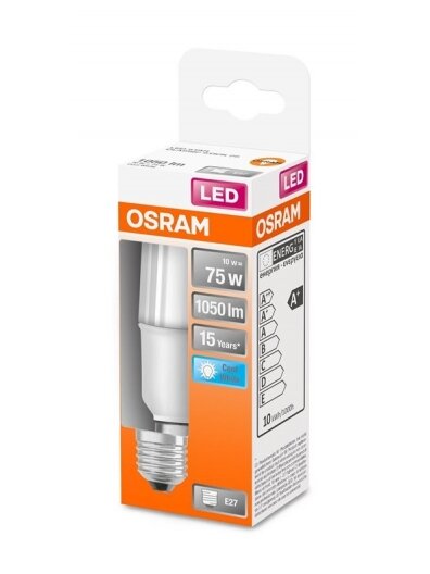 Lemputė Osram LED, S15, 4000 °K, E27, 10 W, 1055 lm 1 Lemputė Osram LED, S15, 4000 °K, E27, 10 W, 1055 lm 1