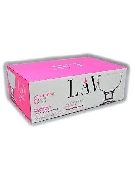 Ledainių komplektas Lav, 0,285 l, 6 vnt 2 Ledainių komplektas Lav, 0,285 l, 6 vnt 2