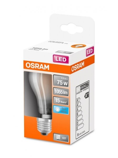 LED lemputė OSRAM, A60, E27, 7,5 W, 1055 lm, 4000 K 1