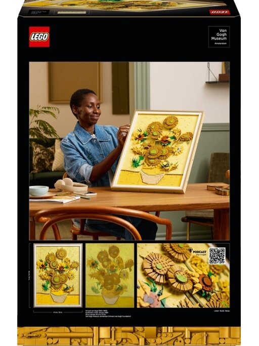 LEGO® Art Vincent van Gogh – „Saulėgrąžos“ 31215, 2615 vnt. 1