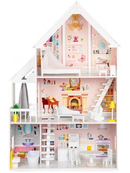 Lėlių namelis EcoToys XXL Residence White 1