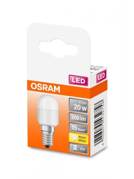 LED lemputė OSRAM, T26, E14, 2,3 W, 200 lm, 2700 K 1 LED lemputė OSRAM, T26, E14, 2,3 W, 200 lm, 2700 K 1