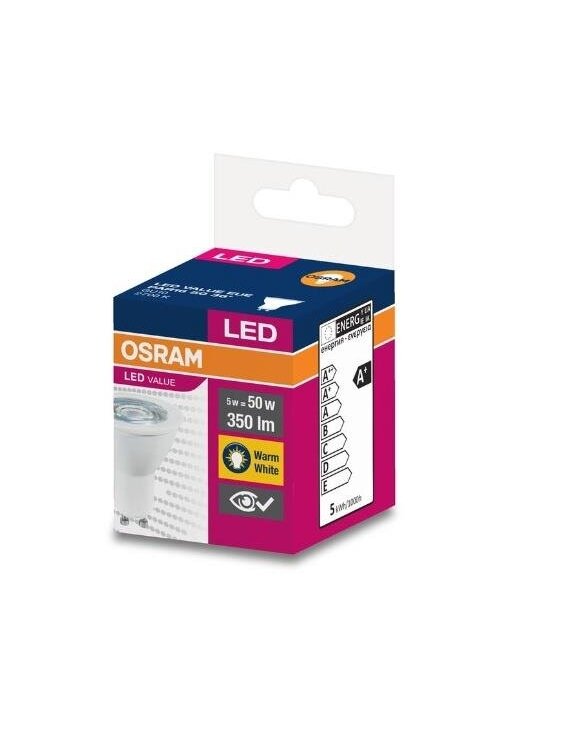 LED lemputė Osram Value PAR16 5W, GU10, 2700K, 350lm 1