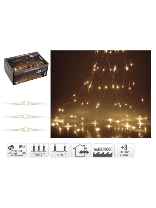 LED girlianda SILVER WW-300