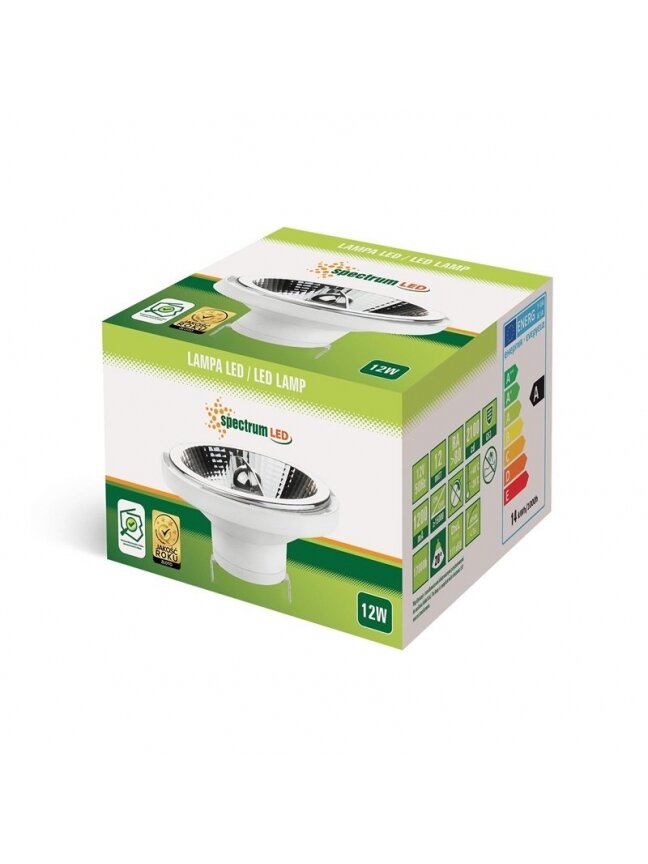 LED lemputė, AR111 G53 11W 12V 3000K 830LM 1 LED lemputė, AR111 G53 11W 12V 3000K 830LM 1