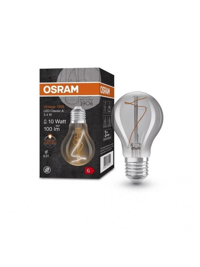LED LEMPUTĖ E27 60 3.4W 1800K 230V 1 LED LEMPUTĖ E27 60 3.4W 1800K 230V 1