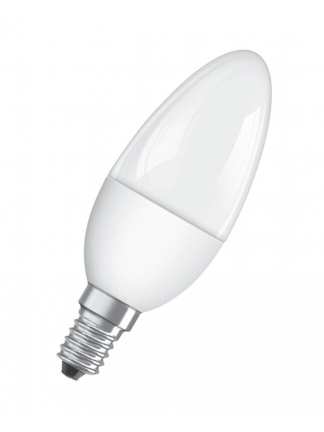 LED lemputė Osram, B35, 5W, E14, 827, 470lm, dim, mat LED lemputė Osram, B35, 5W, E14, 827, 470lm, dim, mat