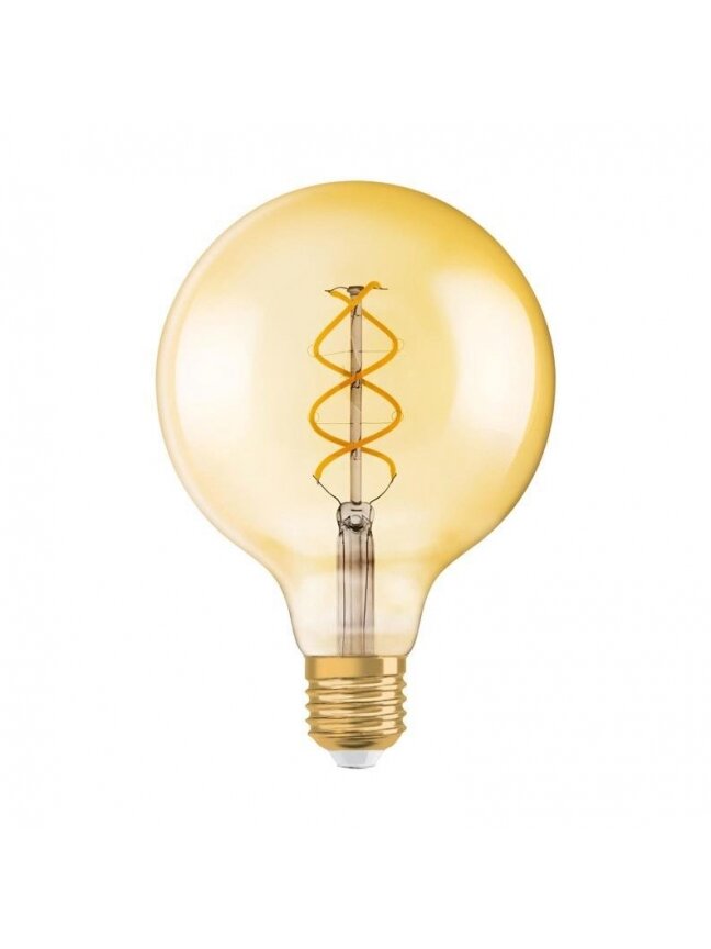 LED lemputė OSRAM, G125, E27, 4,5 W, 300 lm, 2000 K