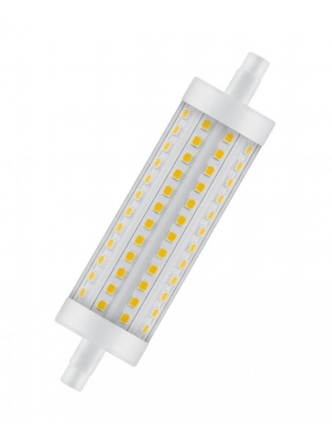 LED lemputė Osram R7S, 118mm, 12.5W, 2700K, 1521lm, skaidri LED lemputė Osram R7S, 118mm, 12.5W, 2700K, 1521lm, skaidri
