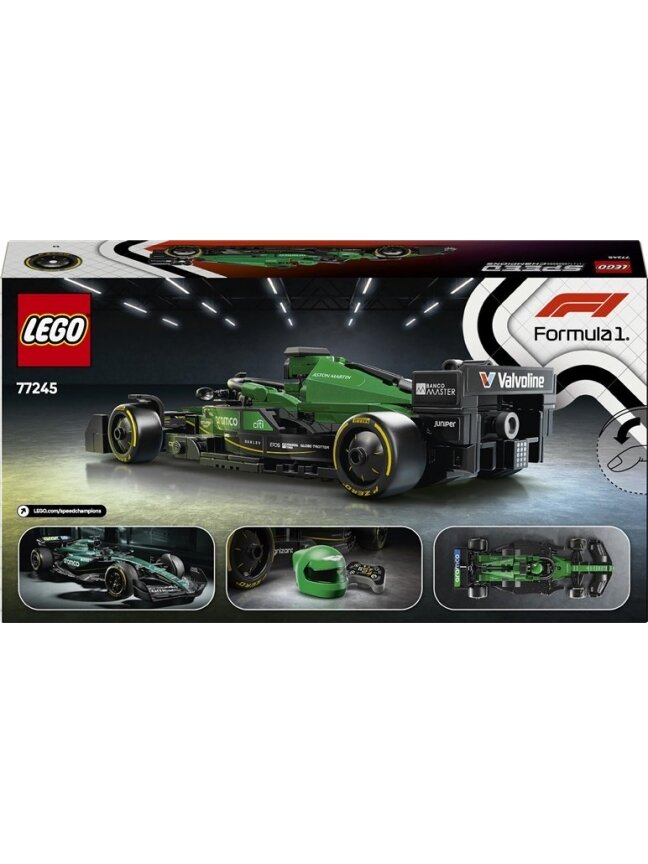 LEGO® Aston Martin Aramco F1® AMR24 Race Car 77245, 269 vnt. 1 LEGO® Aston Martin Aramco F1® AMR24 Race Car 77245, 269 vnt. 1