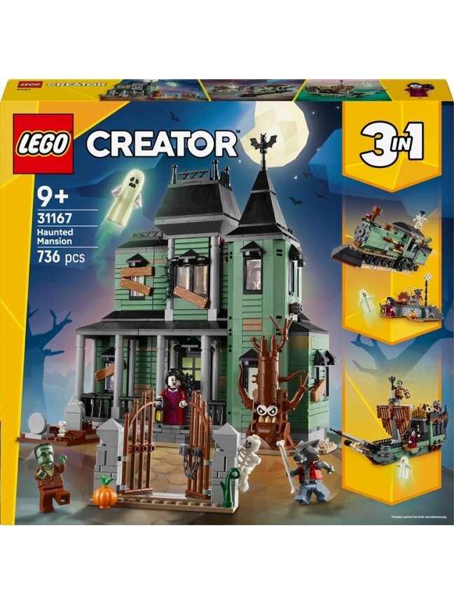 LEGO® Creator 3in1 Haunted Mansion 31167, 736 pcs LEGO® Creator 3in1 Haunted Mansion 31167, 736 pcs