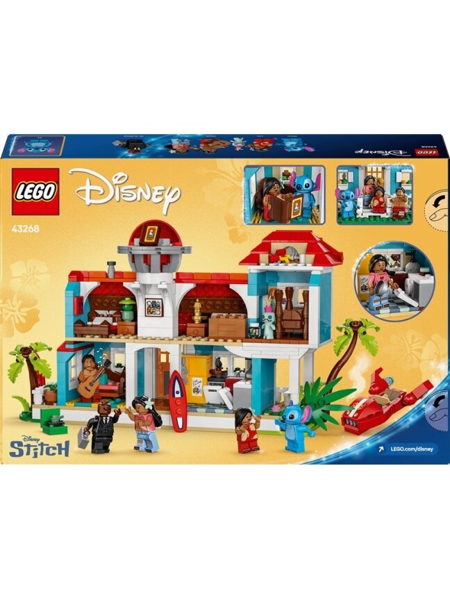 LEGO® Disney Lilo and Stitch Beach House 43268, 834 pcs 1 LEGO® Disney Lilo and Stitch Beach House 43268, 834 pcs 1