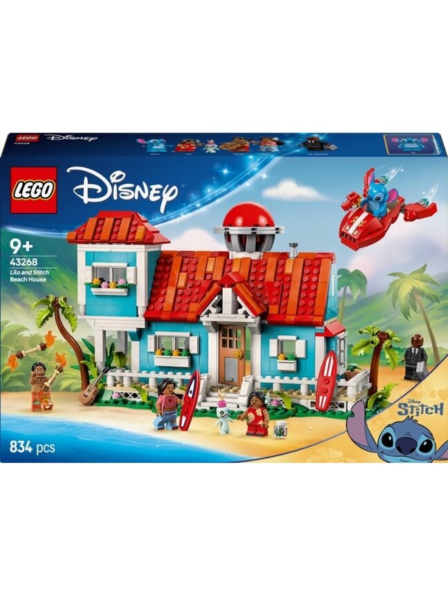 LEGO® Disney Lilo and Stitch Beach House 43268, 834 pcs LEGO® Disney Lilo and Stitch Beach House 43268, 834 pcs