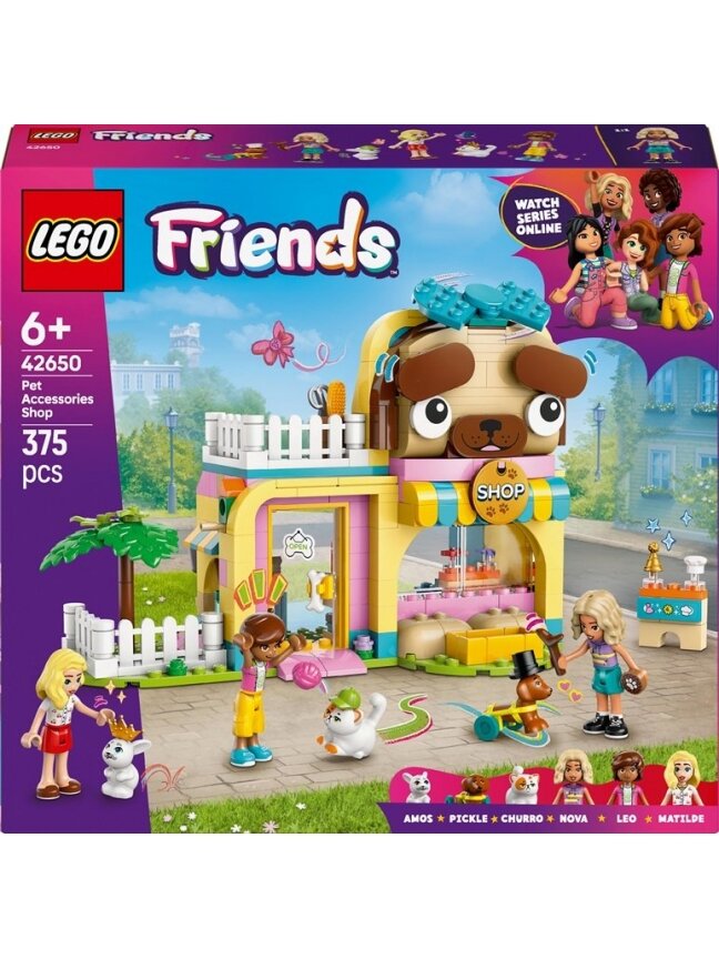 LEGO® Friends Pet Accessories Shop 42650, 375 vnt. LEGO® Friends Pet Accessories Shop 42650, 375 vnt.