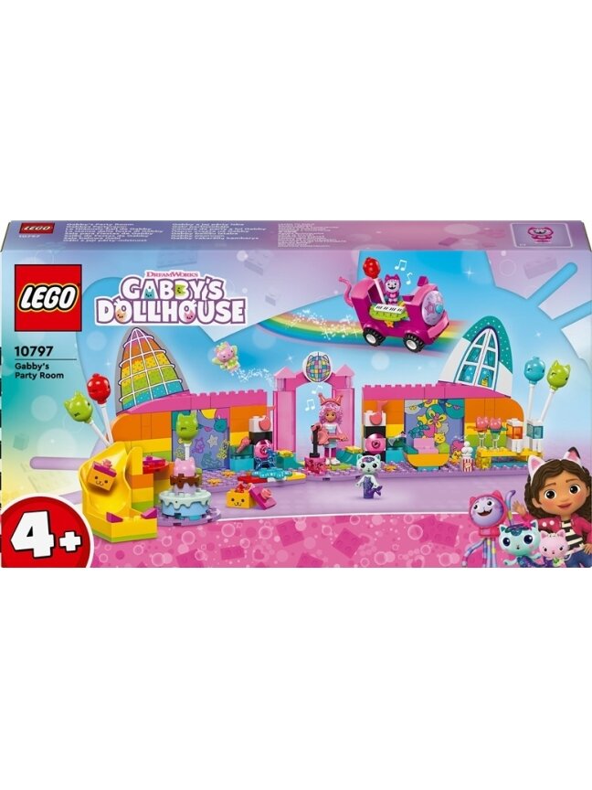 LEGO® Gabby's Dollhouse Gabby vakarėlių kambarys 10797 LEGO® Gabby's Dollhouse Gabby vakarėlių kambarys 10797