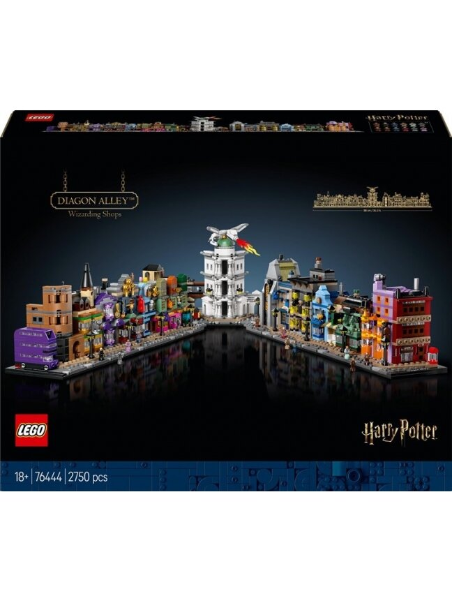 LEGO® Harry Potter Diagon Alley™ Wizarding Shops, 2750 vnt. LEGO® Harry Potter Diagon Alley™ Wizarding Shops, 2750 vnt.