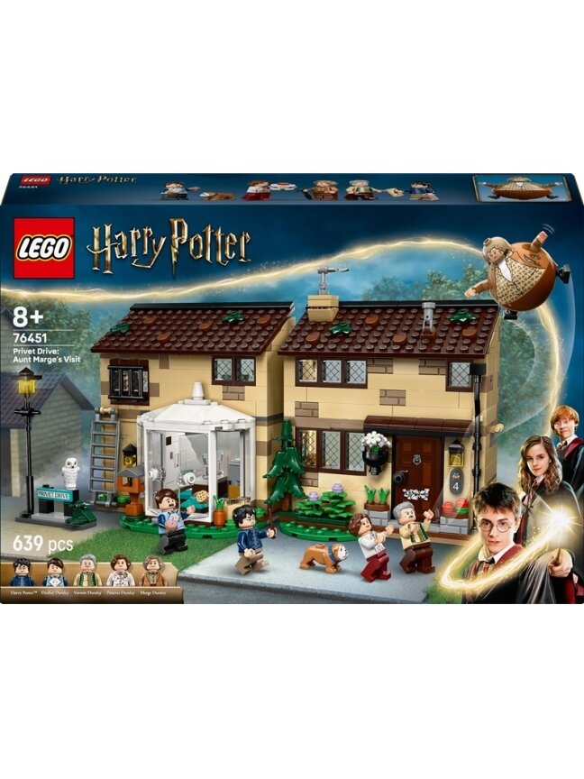 LEGO® Harry Potter Privet Drive: Aunt Marge's Visit, 639 pcs